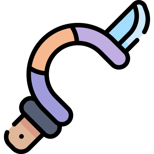 Headband knife headband carnival icon