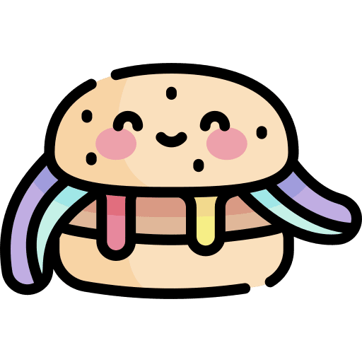 Burger sandwich food and restaurant fast food icon