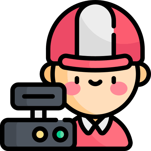 Cashier fast food avatar professions and jobs icon