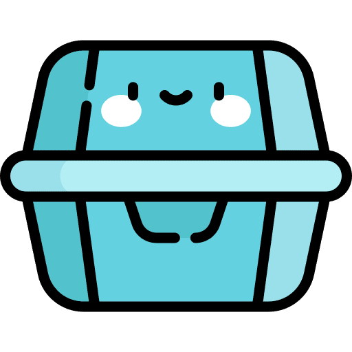 Food container box food and restaurant food container icon