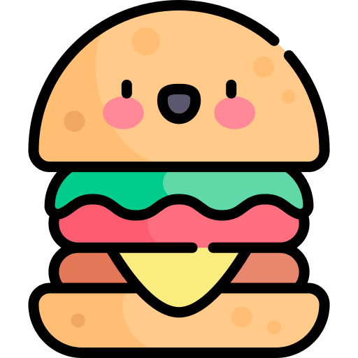 Hamburger food and restaurant cheese beef icon