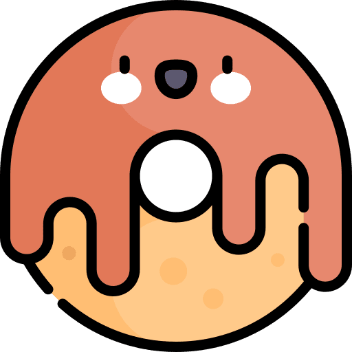 Donut food and restaurant sweet dessert icon