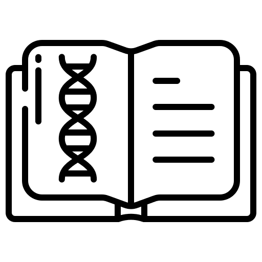 Book science chemistry health icon