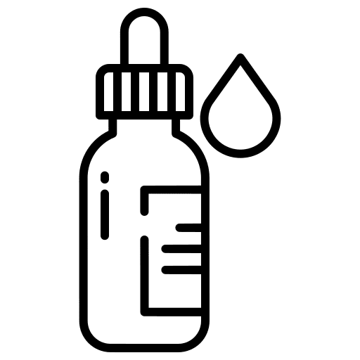 Dropper liquid medicine bottle icon