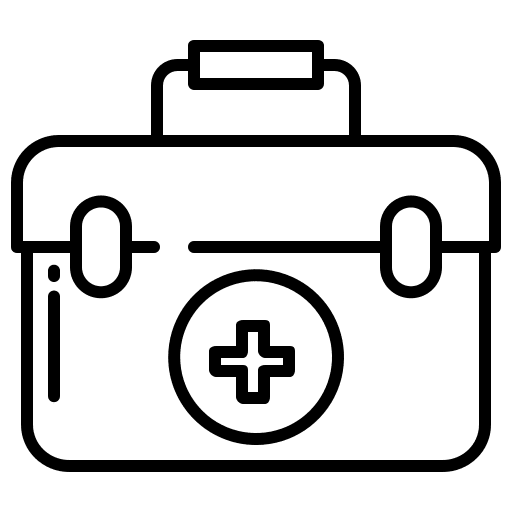 First aid kit healthcare health care medical icon