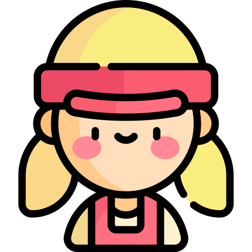 Waiter woman job worker icon