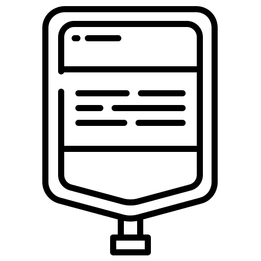 Blood bag hospital healthcare and medical medication icon