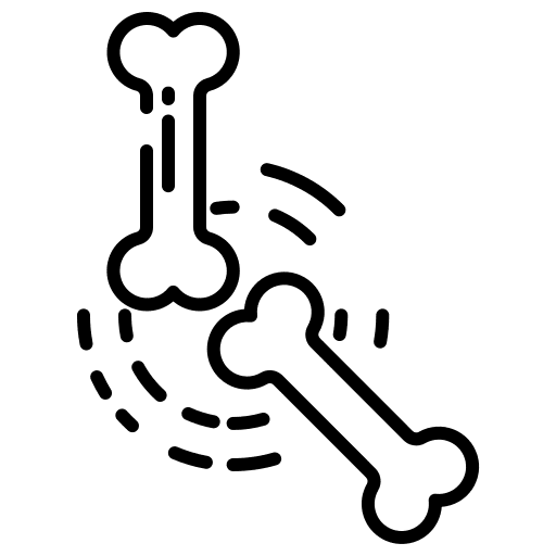 Bone body part healthcare and medical knee icon