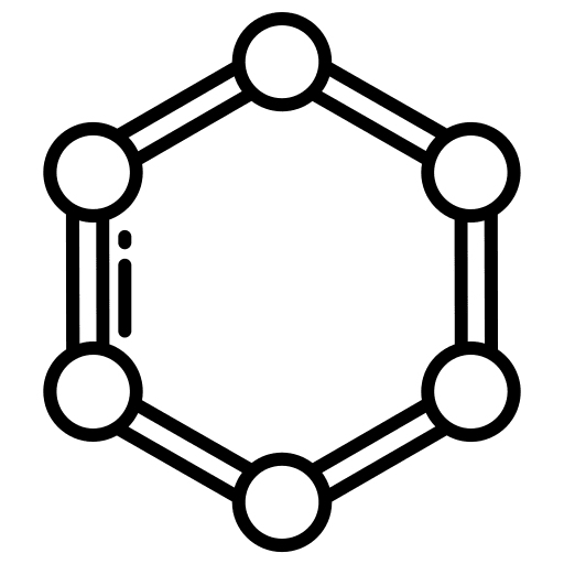 Molecule structure chemical molecule icon