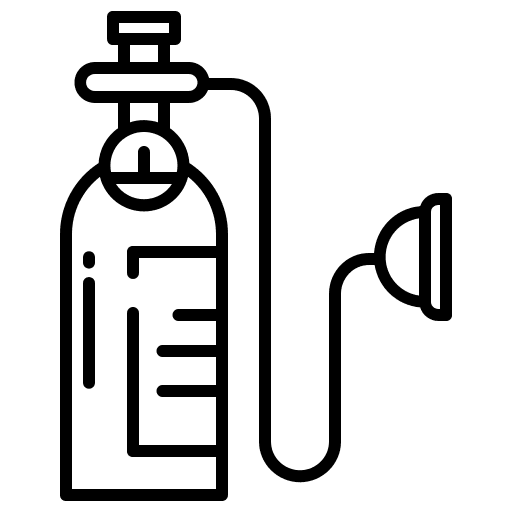 Oxygen hobbies and free time oxygen healthcare and medical icon