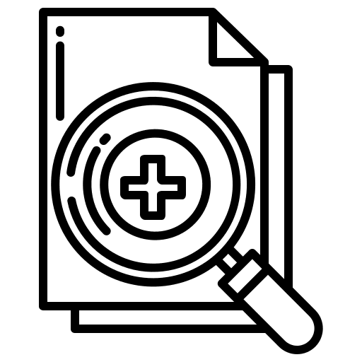 Report medical report medical check report icon