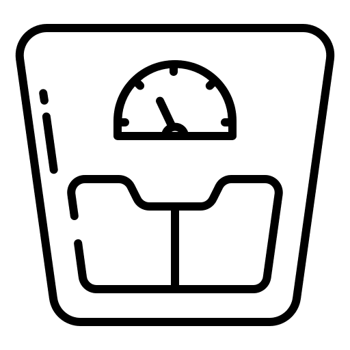 Weighing machine weight scale scales machine icon