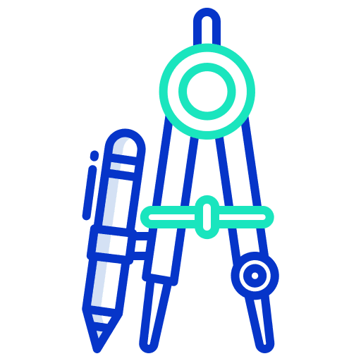 Compass compass education draw icon