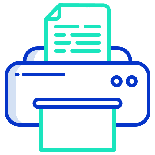 Printer technology electronics printer icon