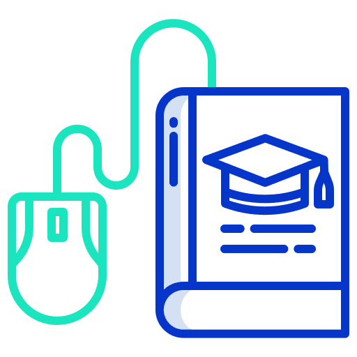 Online learning online learning elearning technology icon
