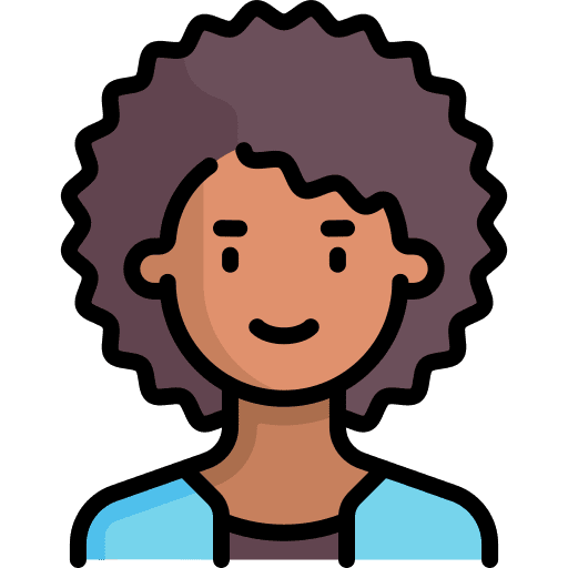 Woman user woman brown hair icon