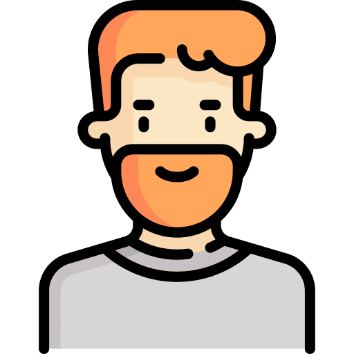 Man people beard caucasian icon