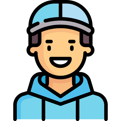 Man hoodie people cap icon