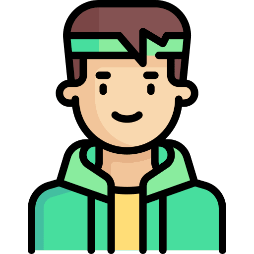 Man people profile caucasian icon