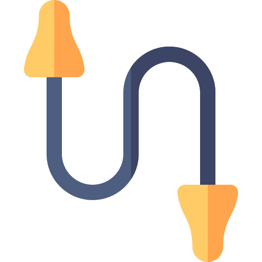 Ear plug ear protection ear plug security icon