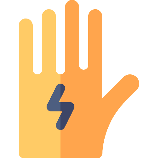 Gloves furniture and household security housekeeping icon