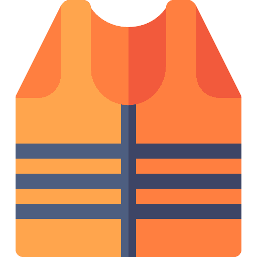 Life vest life jacket boat security icon