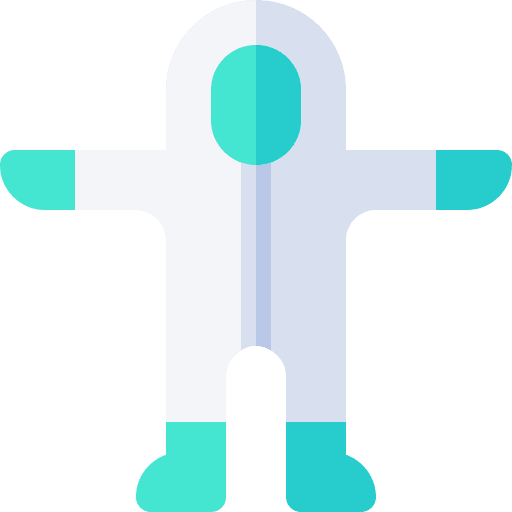 Ppe chemical virus people icon