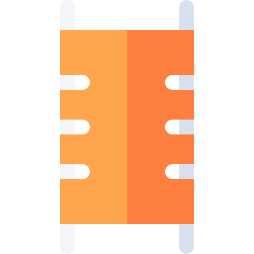 Stretcher healthcare and medical medical bed stretcher icon