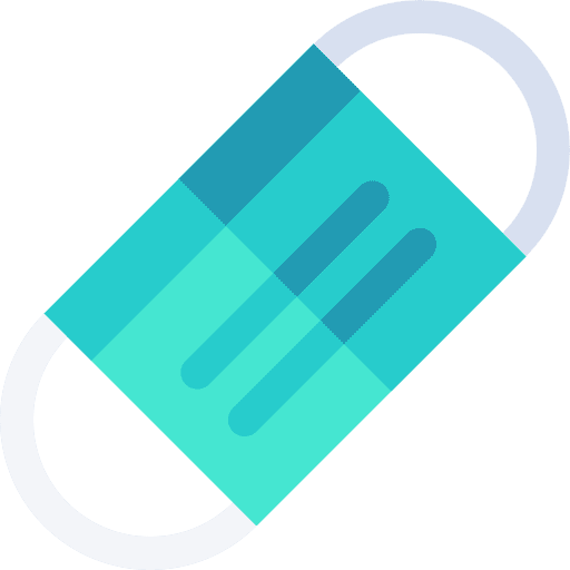 Mask healthcare and medical face mask surgical mask icon