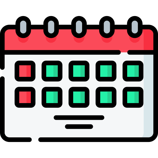 Calendar schedule calendar organization icon