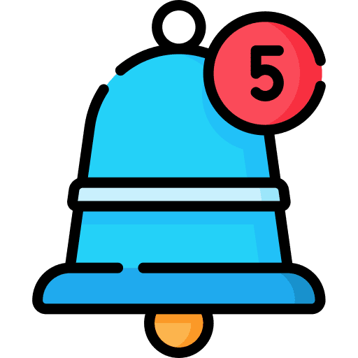 Notification bell alarm notification bell interface icon