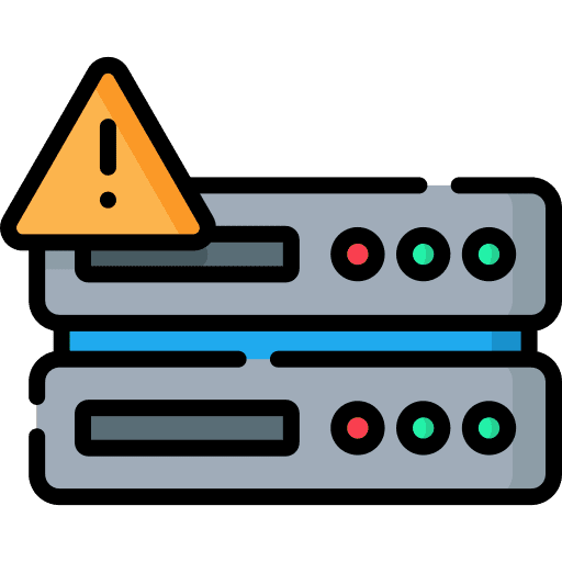 Server storage server big data icon
