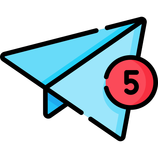 Notification alert send message icon