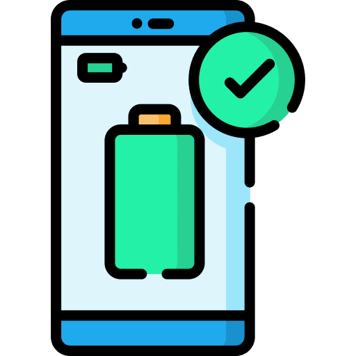 Battery status technology battery charge full battery icon