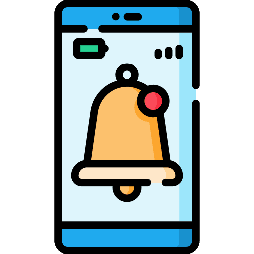 Notification bell alert electronics notification bell icon