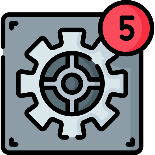 Settings gear settings configuration icon