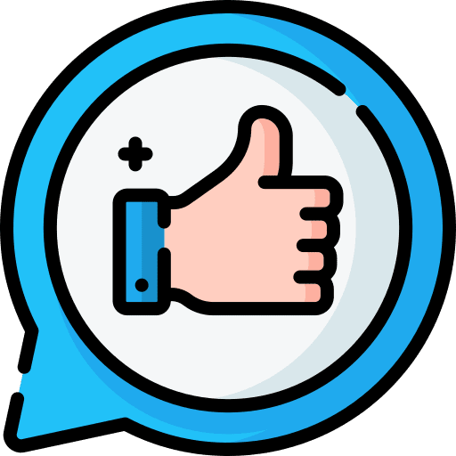 Thumbs up hands and gestures thumbs up finger icon