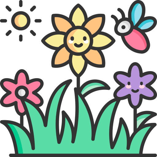 Sunflower nature garden flowers icon
