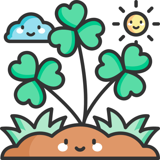 Clover spring springtime shamrock icon