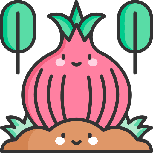 Onion organic farm healthy icon