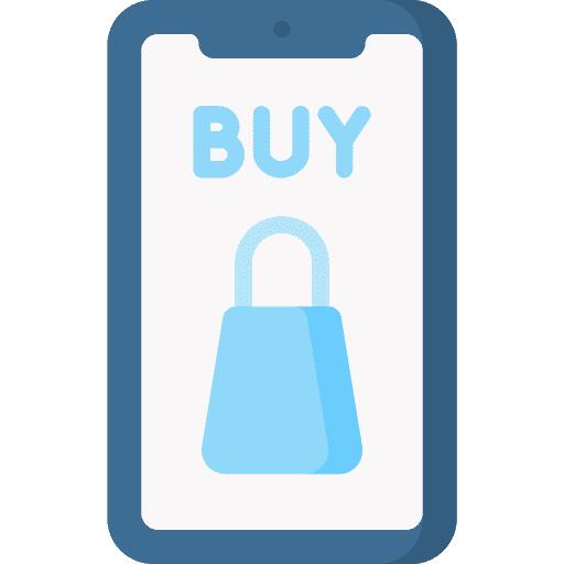Shopping online shop shopping supermarket icon