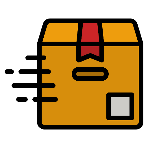 Delivery box shipping and delivery package delivery box icon