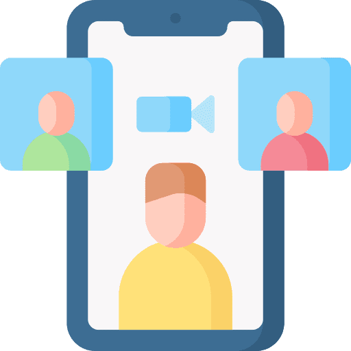 Video call conversation avatar manager icon