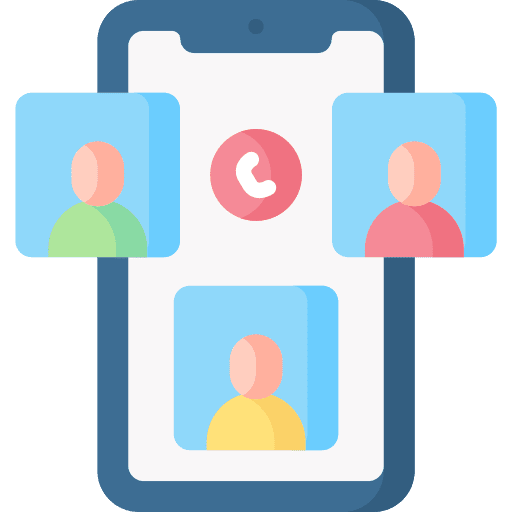 Video conference video conference meeting user icon