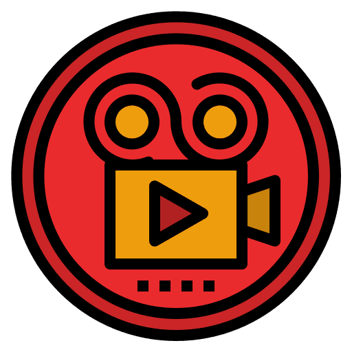 Video electronics cinema movie icon