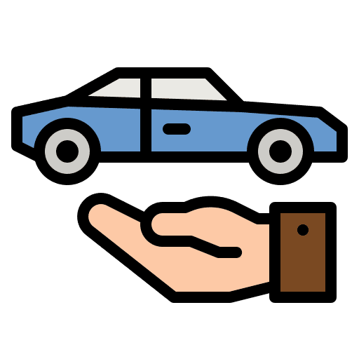 Car rental car rent car rental dealership icon