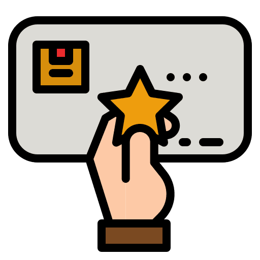 Review like good review rate icon