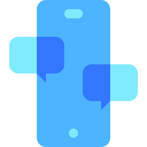 Chat chatting smartphone phone icon