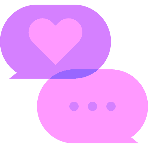 Chat like chat social media icon