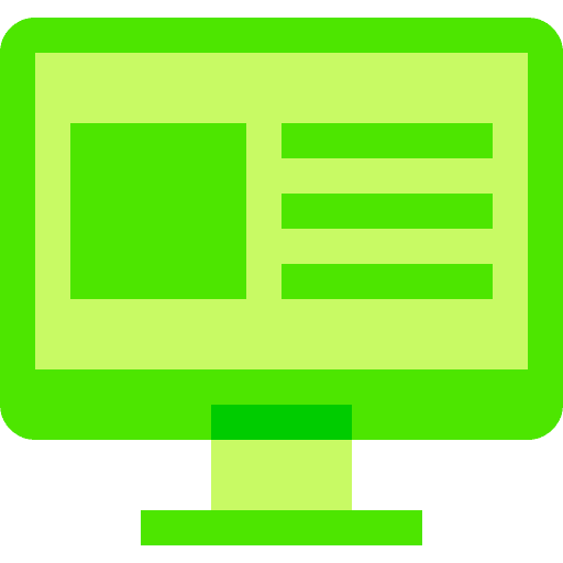 Computer browser interface blogging icon